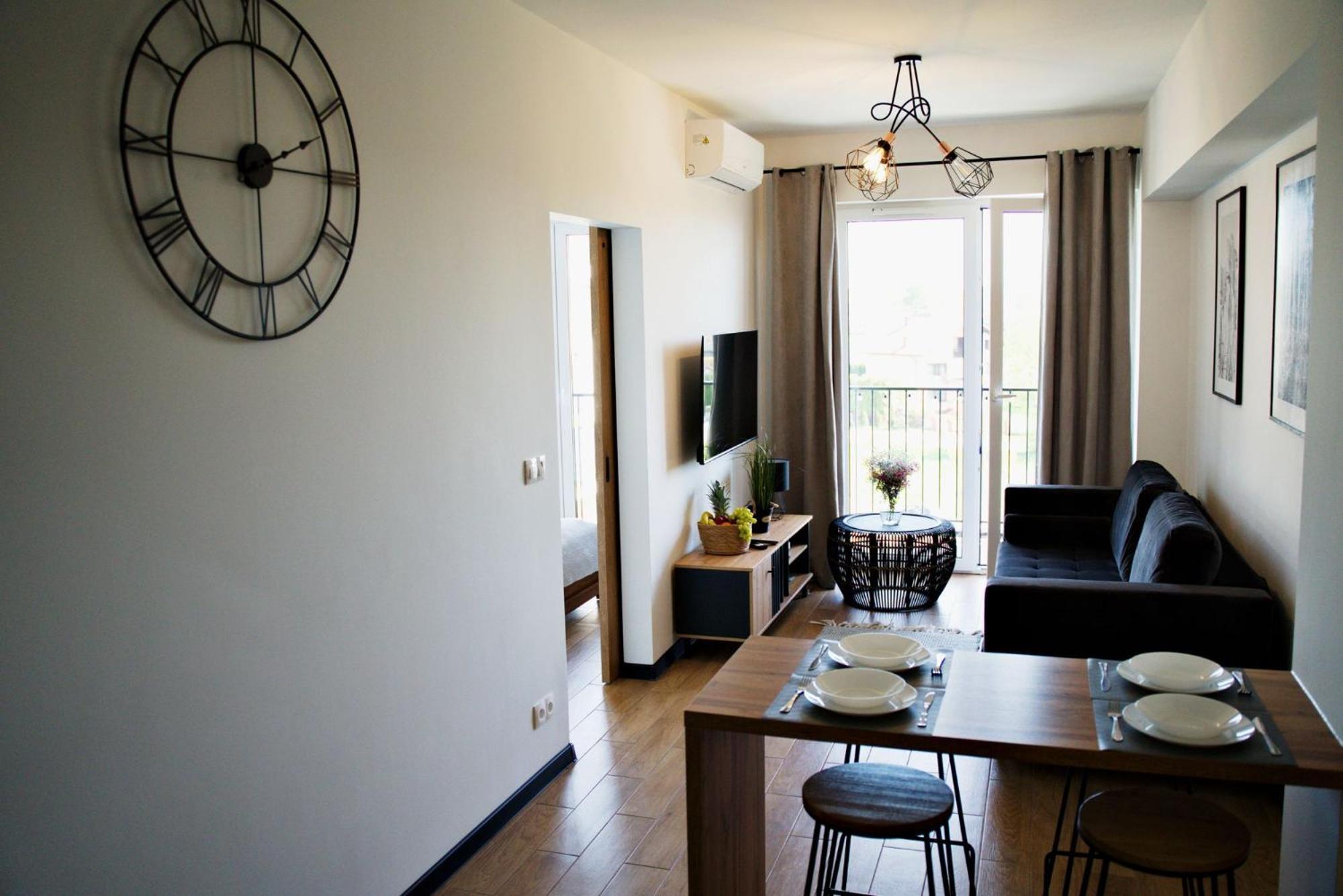 شقة زاتور  في Apartament J&W Z Balkonem المظهر الخارجي الصورة