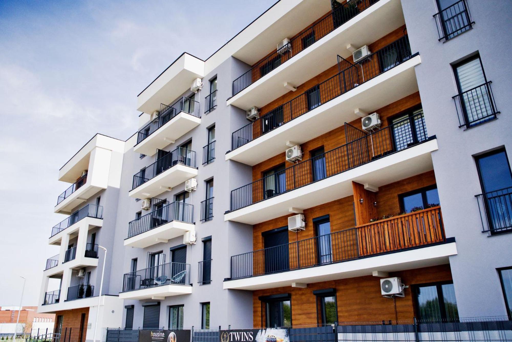 شقة زاتور  في Apartament J&W Z Balkonem المظهر الخارجي الصورة
